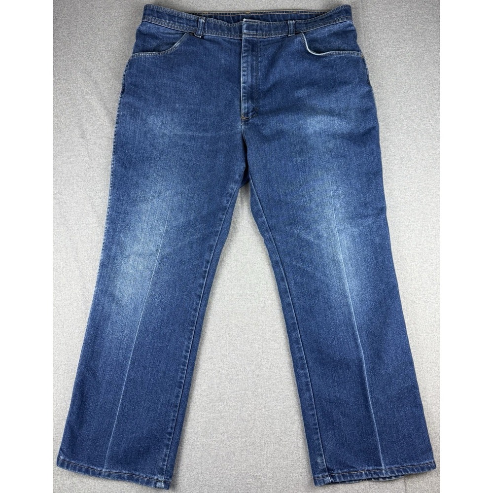 Wrangler Five Star Relaxed Fit Jeans Mens 40x29 Blue Straight Denim Pants